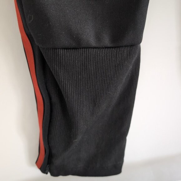 Adidas x Olympics Youth Track Pants Black Red Stripes Drawstring, Large (13-14Y) - Picture 5 of 11